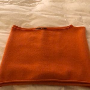 Orange Cashmere shawl